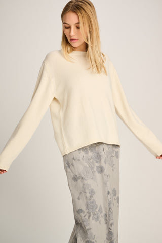 Frieda Pullover Crew Neck Off White