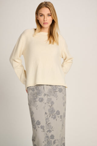 Frieda Pullover Crew Neck Off White