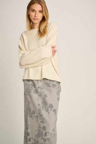 Frieda Pullover Crew Neck Off White