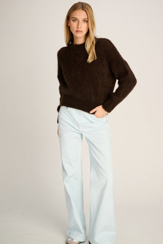 Coco Pullover Crewneck Chocolate Brown