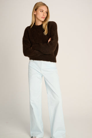 Coco Pullover Crewneck Chocolate Brown