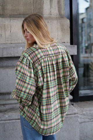 Valerie Blouse Green / Purple