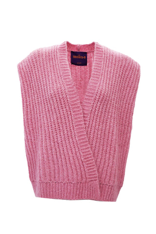 Stella Cardigan Sleeveless Pink
