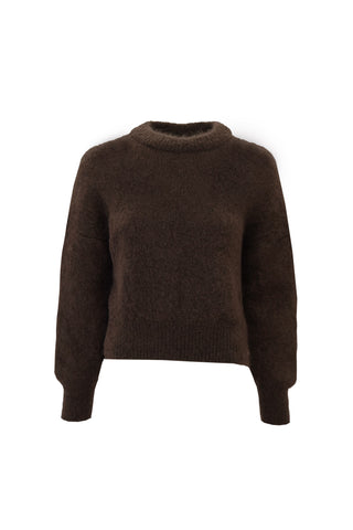 Coco Pullover Crewneck Chocolate Brown