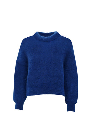 Coco Pullover Crewneck Cobalt Blue