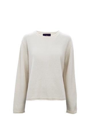 Frieda Pullover Crew Neck Off White