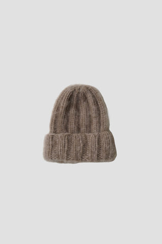 Ella Cashmere Beanie - Beige