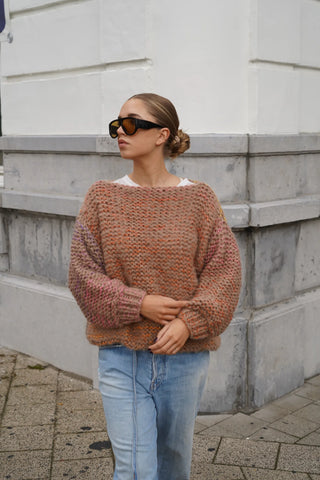 Bailey Pullover - Mixed Beige