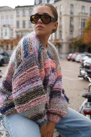 Iris Cardigan Short - Multicolor