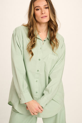 Nathalie Cotton Pants - Sage
