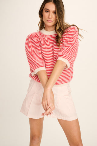 Emma Cotton Shorts - Pale Pink