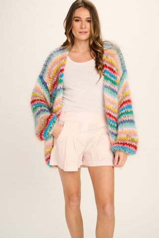 Eloise Mohair Cardigan Short - Multicolour
