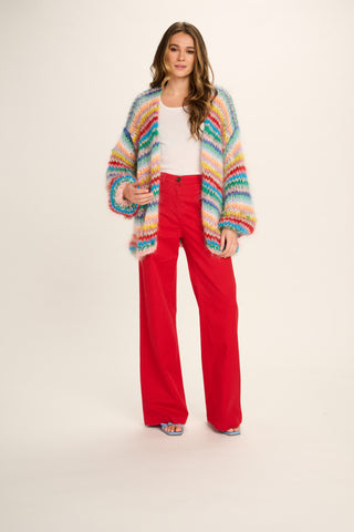 Eloise Mohair Cardigan Short - Multicolour