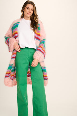 Anais Cotton Jeans - Green