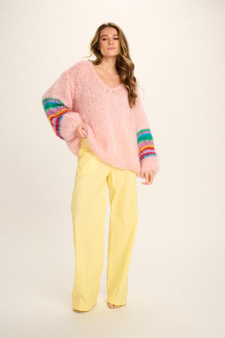 Nathalie Cotton Pants - Yellow