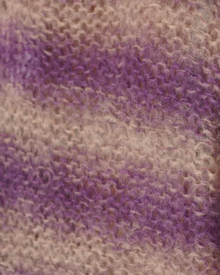 Luna Pullover - Purple/Beige