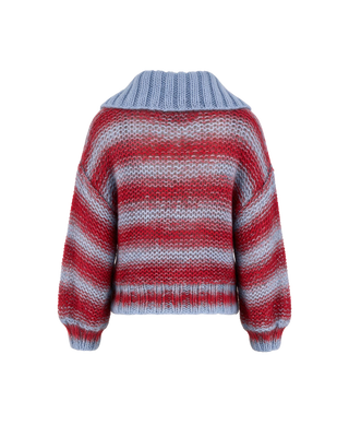 Luna Pullover Red/Lila
