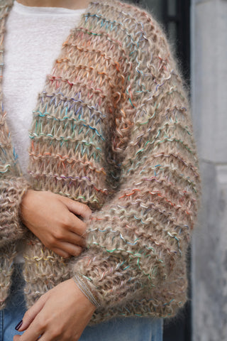 Cela Cardigan Short - Multicolor