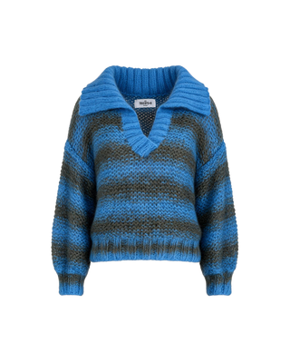 Luna Pullover Blue/Green