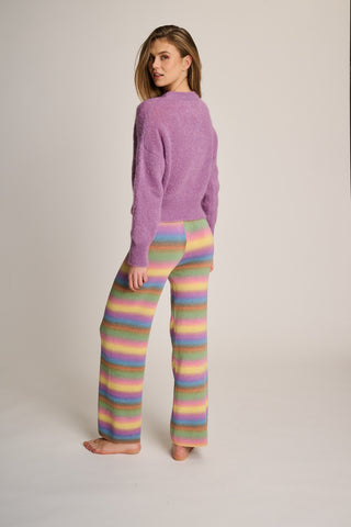 Michelle Knitted Pants Pastel Multi