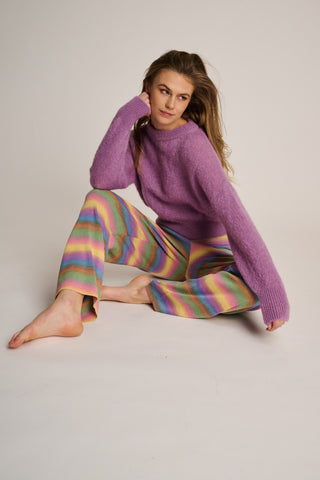 Coco Pullover Round Neck Lilac