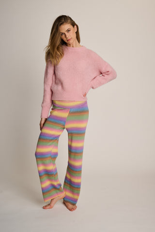 Michelle Knitted Pants Pastel Multi