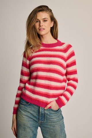 Christina Pullover Round Neck Red / Pink