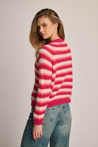 Christina Pullover Round Neck Red / Pink