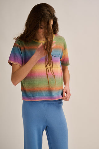 Lisa Knitted T-Shirt Pastel Multi