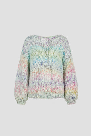 Amy Pullover Round Neck Mint Multi