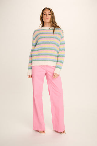 Anais Cotton Jeans - Candy Pink