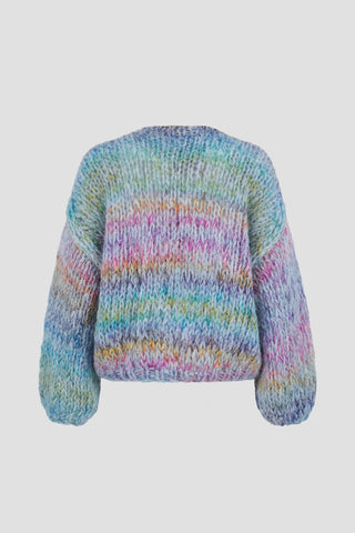 Brigitte Cardigan Short Blue Multi