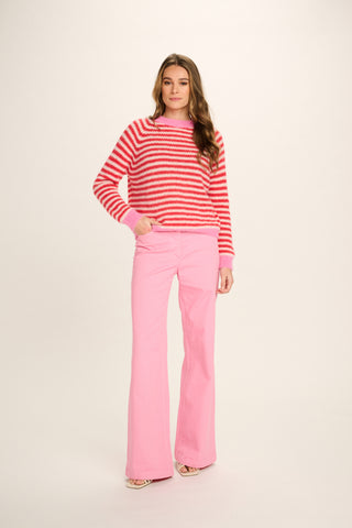 Anais Cotton Jeans - Candy Pink