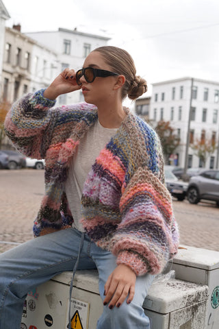 Iris Cardigan Short - Multicolor