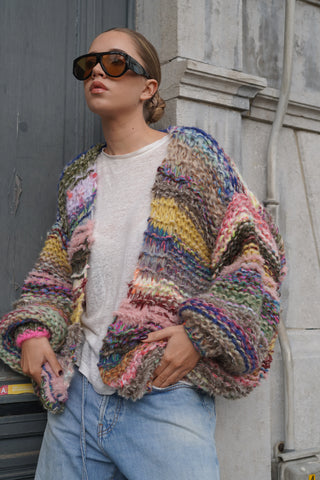 Beau Cardigan Short - Multicolor