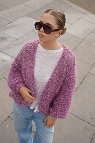Noah Cardigan Short - Mixed Pink