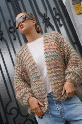 Cela Cardigan Short - Multicolor