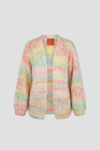 Isa Cardigan Short Off White Multi