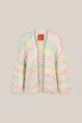 Isa Cardigan Short Off White Multi