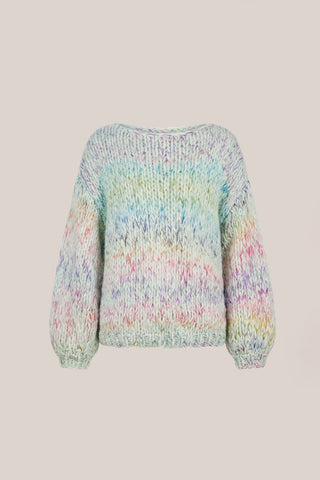 Amy Pullover Round Neck Mint Multi