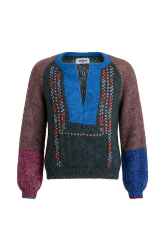 Alea Embroidery Pullover - Multicolor