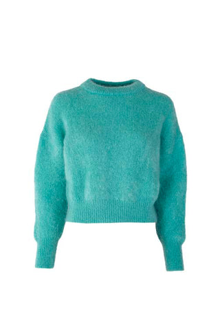Coco Pullover Round Neck Petrol Blue