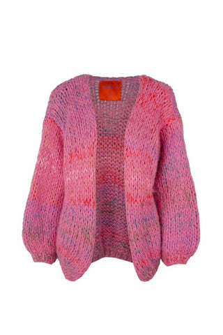 Isa Cardigan Short Candy Pink Multi
