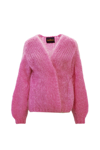 Charlotte Cardigan Short Candy Pink
