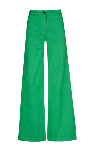 Anais Cotton Jeans Green