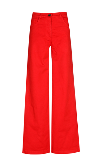 Anais Cotton Jeans Red