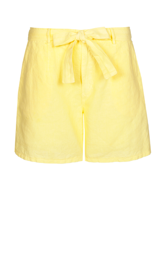 Bea Linen Shorts Yellow