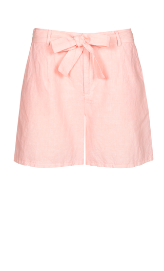 Bea Linen Shorts Pale Pink