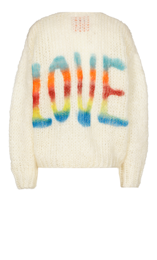 Charlotte Mohair Cardigan Off White Love Grafitti