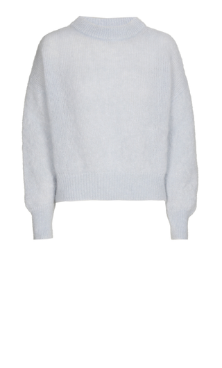 Coco Mohair Pullover Round Neck Pale Blue